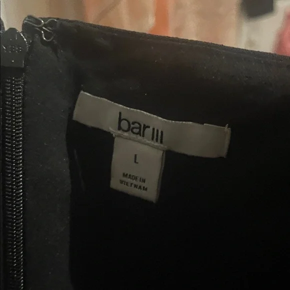 Bar III Black and White Floral Asymmetrical Dress - Picture 2 of 8